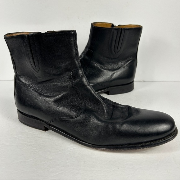 ❤️ Florsheim Men's Classic Black Leather Boots - Picture 1 of 9